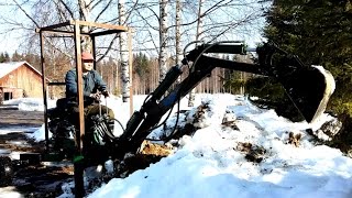 Towable backhoe Kellfri  - Operator Cabin project part 1 - Shakedown