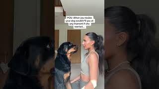 THE KISS AT THE END 🥹 @nalatheneedyrottie #rottweiller