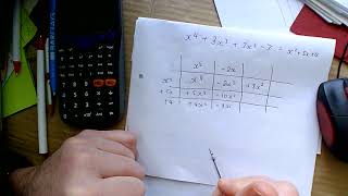 Grid method for polynomial division