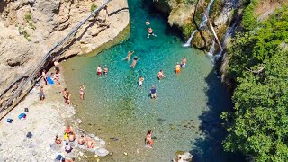 Kourtaliotis gorge  Rethymnon Crete Greece 4K