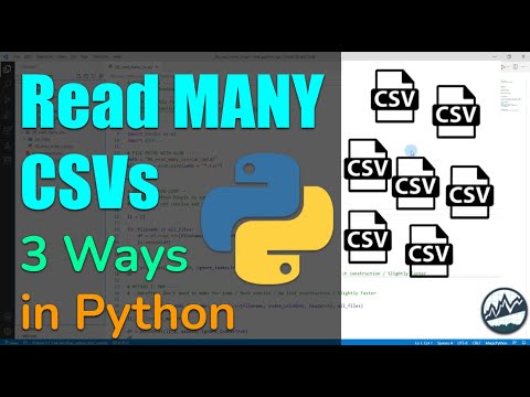 How to Read Multiple CSV Files in Python For-Loop 2 More