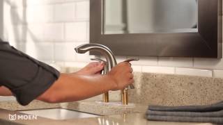 Darcy™ 2-Handle Centerset Bathroom Sink Faucet | Moen Features Spotlight