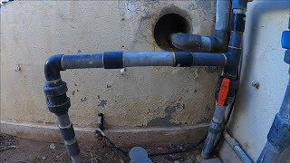 HOW TO FIX A BROKEN UNION AND REPIPING HIGH PRESSURE PVC PIPE