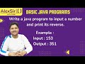 How to reverse a number in Java | Class 9 and 10