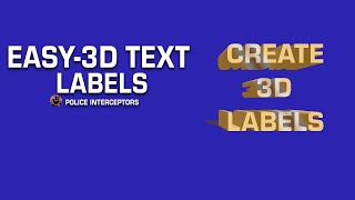 [SHOWCASE] Easy 3D Text Label Display