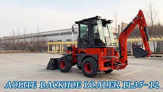 BL35-12 #AOLITE#compact #backhoe EPA or EUROV engine optional #telescopic boom #articulatedboomlift