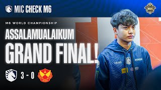 DIPUJI TIDAK TERBANG, DIHINA? MASUK KE GRANDFINAL BANG🤪 | Mic Check vs SRG | M6 World Championship