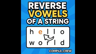 Reverse Vowels of a String Python | Python coding interview questions