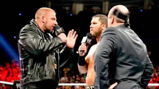 WWE Raw 520_13_ Paul Heyman introduces a new client And Triple H slaps Curtis Alex Fighting!