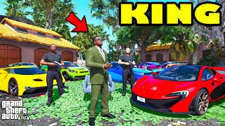 Franklin Is The New KING OF LOS SANTOS in GTA 5 | SHINCHAN and CHOP