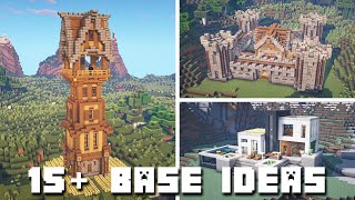 15+ Survival Base Ideas for your Minecraft World!