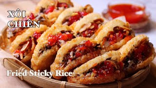 Xôi Chiên - Giòn Rụm - Không Cứng - Cách Làm Sốt Ớt Ngọt Ăn Cùng Với Xôi Ngon Tuyệt Vời