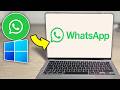How to Download and Install WhatsApp in Laptop or PC