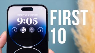 iPhone 14 Pro - First 10 Things To Do! (Tips & Tricks) 2023