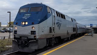 (Nice Driver) Amtrak 64 / VIA 97 (Maple Leaf) - 124 At Bronte