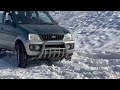 daihatsu terios 4wd stock snow test