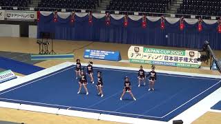 日本大学 DIPPERS DIVISION2 大学部門 チアリーディングスピリッツ JAPAN CUP 2020 2020.11.14