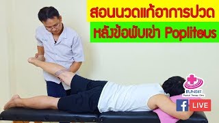 สอนนวดแก้อาการปวดหลังข้อพับเข่า Popliteus