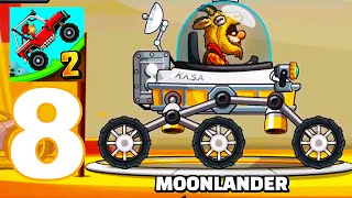 Hill Climb Racing 2 - Gameplay Walkthrough Part 8 - MoonLander (Android Games)