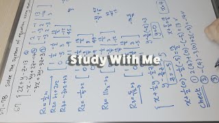 📚 Study With Me 3Hour  📚 | Real Background Sound | Whiteboard ASMR | No Talking No Music