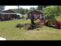 p2 of p4 kubota bx23s digging out big stump