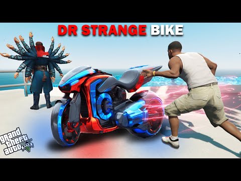 Franklin Stealing Dr Strange Bike in GTA 5 ! Techerz