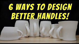 6 Ways to Make Better Handles for Pottery - DESIGN A GREAT HANDLE!