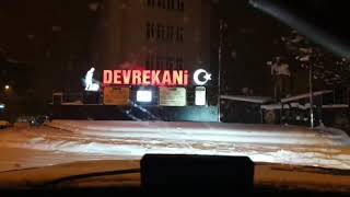 Kar yağışı altında Devrekani ilçemize ziyaret. 09.02.2020