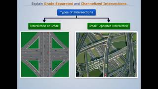 Grade Separated and Channelized Intersections | Transportation Engineering