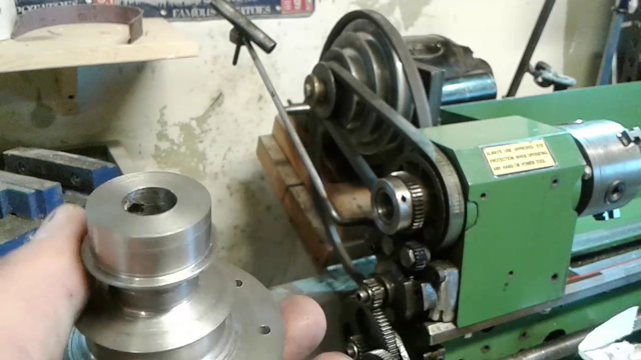 New Lathe Pulley Youtube