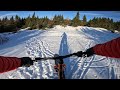 newfoundland snowbiking spruce tree u0026 highliner