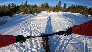 Newfoundland Snowbiking: Spruce Tree \u0026 Highliner