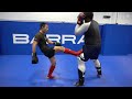 sparring a really big opponent breakdown