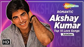 Best of Akshay Kumar | 90's Romantic Hindi Songs | Non-Stop Video Jukebox