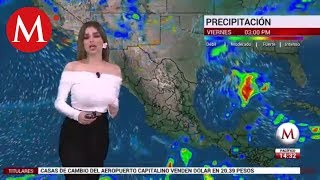 El clima para mañana viernes, con Pamela Longoria