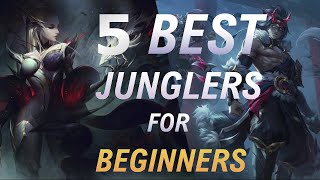 5 BEST JUNGLERS for BEGINNERS - LEAGUE OF LEGENDS Season 13