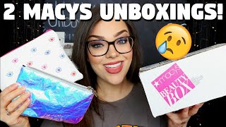 Excited At First....But Then SAD?! Macy's Beauty Box Unboxings April & March 2019