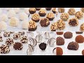 Variedad de Trufas de Chocolate - Tan dulce - Recetas paso a paso