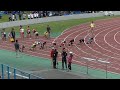 近江高校男子陸上競技部　三品１００ｍ　2016.5.3