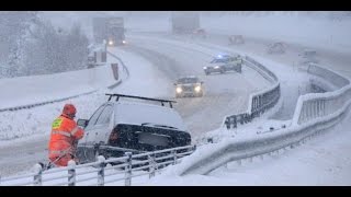 Snökaos i Göteborg.