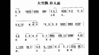 大雪飘扑人面 C调伴奏 - instrumental in C