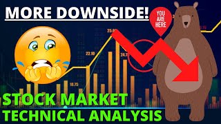 MORE DOWNSIDE! Stock Market Technical Analysis | S&P 500 TA | SPY TA | QQQ TA | DIA TA | SP500 TODAY
