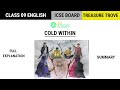 The Cold Within || James Patrick Kinney || ICSE English Treasure Trove  || Poem