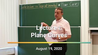 Tropical Geometry - Lecture 1 - Plane Curves | Bernd Sturmfels