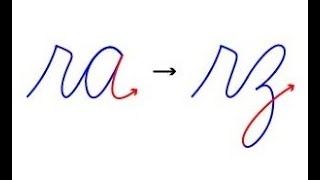 【筆記体】2文字のつなげ方 ra～rz 　Cursive connecting