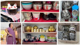 DECLUTTER SERIES - 2 நாள் கடின உழைப்பு || நம்ம KITCHEN ஆ இது?? || KITCHEN ORGANIZATION WITH TIPS