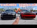 1st Drag Race between Stangmode & Demonology ends in TKO!  *2018 Mustang vs Dodge Demon