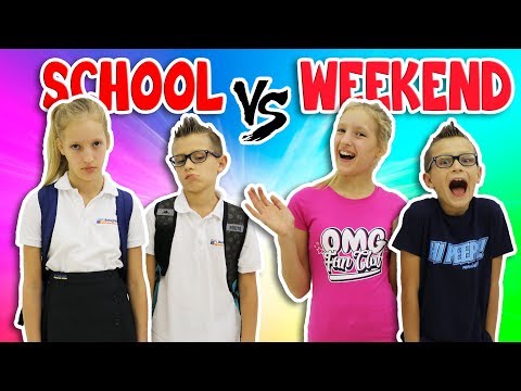 NIGHTTIME ROUTINE!! SCHOOL DAY vs WEEKEND NIGHTTIME ROUTINE!! SCHOOL DAY vs WEEKEND
