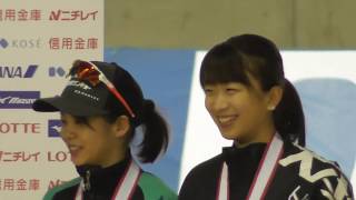 女子総合優勝は髙木菜那💕選手。全日本スピードスケート選手権、2018/12/26。