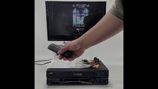 Showcasing The JVC VCR HR-A592U Hi-Fi VHS Tape Player Working! For Sale on eBay! Link in Description